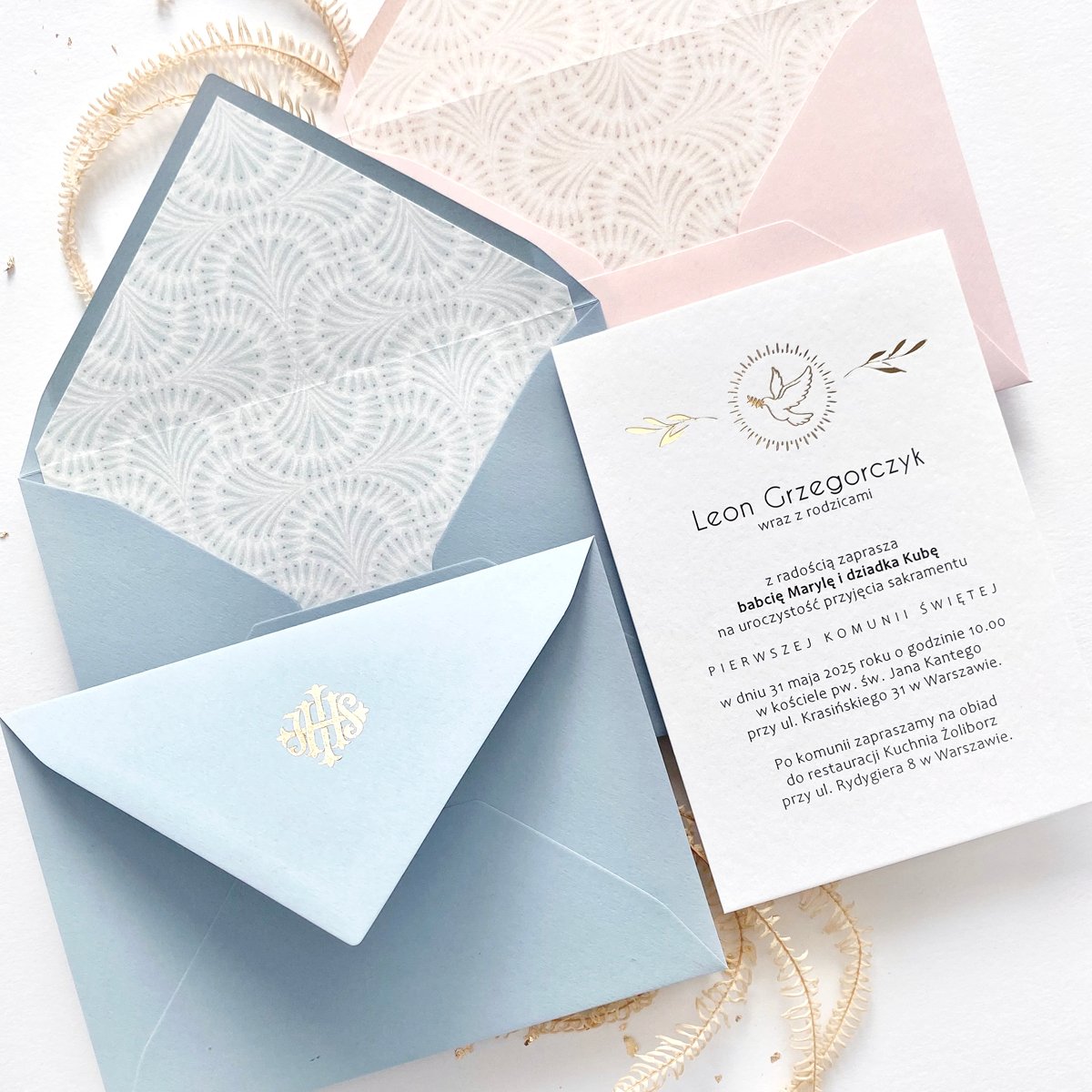 zaproszenie na komunię