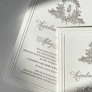 Zaproszenia ślubne ELEGANCE