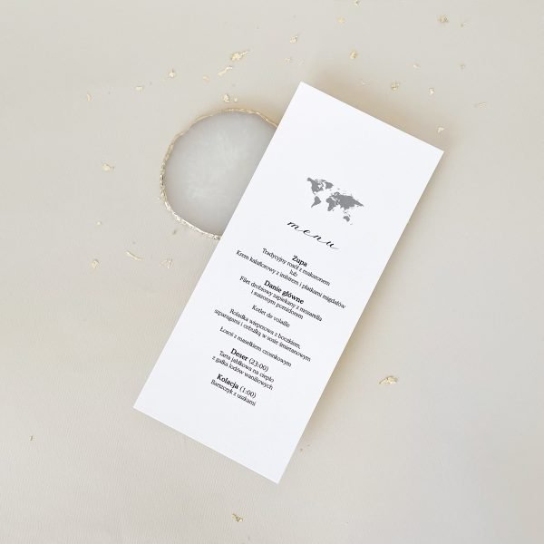 menu weselne minimalistyczne